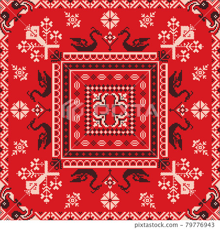 Russian pattern 80 79776943