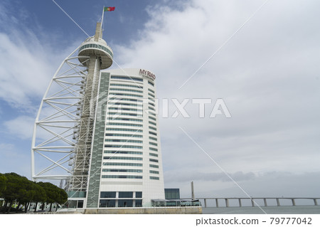 Vasco da Gama tower in Lisbon Vasco da Gama tower in Lisbon 79777042