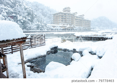 三朝溫泉雪景 79778463