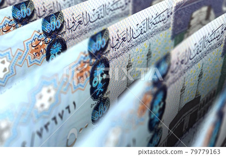 Saudi Arabian Riyals Closeup Saudi Arabian Riyals Closeup 79779163