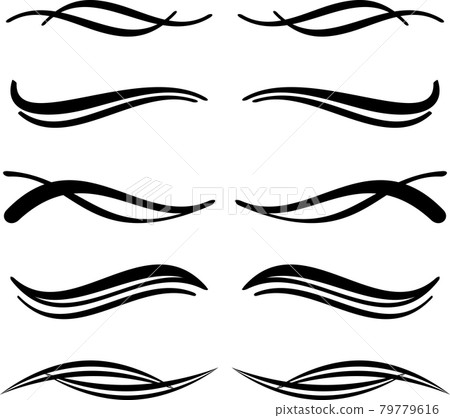 一組左右配對的裝飾線 79779616