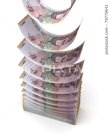 Falling Colombian Pesos Falling Colombian Pesos 79779642