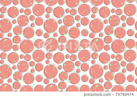 Red and green lined circle on white background Red and green lined circle on white background 79780474