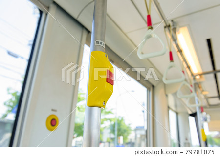 stop button on bus stop button on bus 79781075