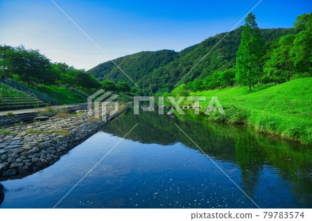 Clear current of early summer Clear current of early summer 79783574