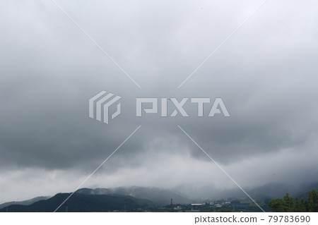 Rain clouds, clouds, late rainy season clouds Rain clouds, clouds, late rainy season clouds 79783690