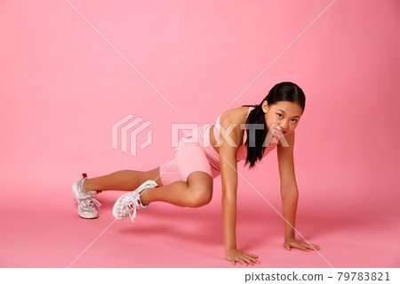12 years old sport teenager wear fitness yoga pastel pink, girl power 12 years old sport teenager wear fitness yoga pastel pink, girl power 79783821