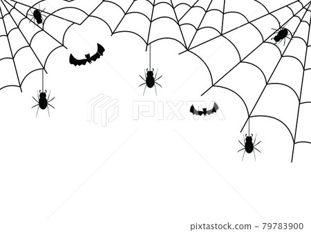 Halloween Night Party Background Landing Page Illustration With Witch, Haunted House, Pumpkins, Bats and Full Moon For Add Your Design Style Halloween Night Party Background Landing Page Illustration With Witch, Haunted House, Pumpkins, Bats and Full Moon For Add Your Design Style 79783900
