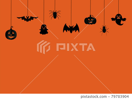 Halloween Night Party Background Landing Page Illustration With Witch, Haunted House, Pumpkins, Bats and Full Moon For Add Your Design Style Halloween Night Party Background Landing Page Illustration With Witch, Haunted House, Pumpkins, Bats and Full Moon For Add Your Design Style 79783904