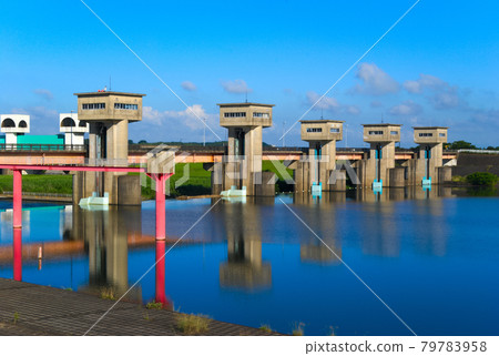 Ibaraki Prefecture Kokai River Toyota Weir 79783958