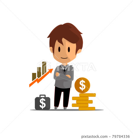 Business Success achievement Illustration Character Design 79784336