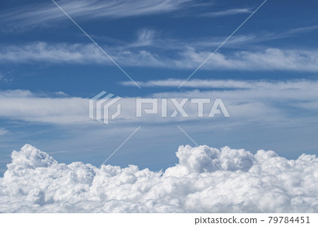 雲海，海拔10000米，雲彩，好天氣，飛機，鳥瞰圖，藍天 79784451