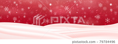 Christmas snow scenery background Christmas snow scenery background 79784496