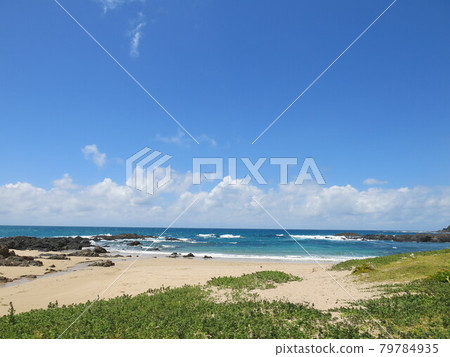 World Heritage Amami Oshima's beautiful Tehiro coast, Tatsugo Town, Oshima District, Kagoshima Prefecture, Japan 79784935