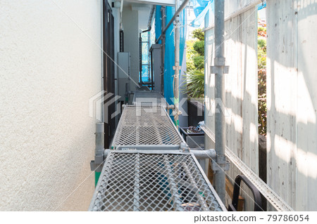 房屋建築工地腳手架 房屋建築工地腳手架 79786054