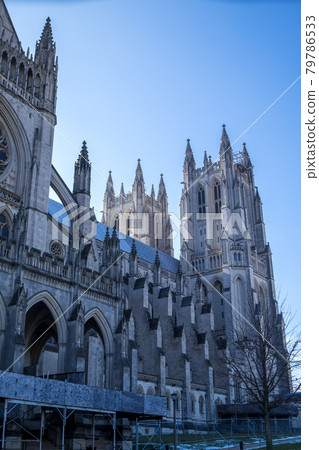 華盛頓國家大教堂早晨 79786533