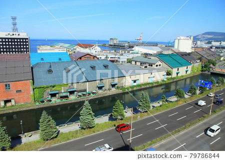 北海道的小樽運河 北海道的小樽運河 79786844