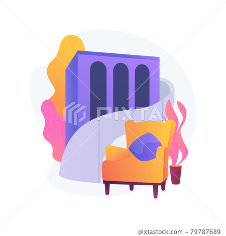 Design hotel abstract concept vector illustration. Design hotel abstract concept vector illustration. 79787689