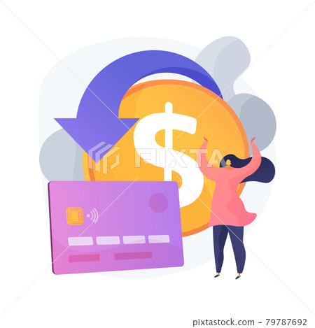 Chargeback abstract concept vector illustration. Chargeback abstract concept vector illustration. 79787692