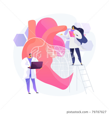 AI use in healthcare abstract concept vector illustration. AI use in healthcare abstract concept vector illustration. 79787827