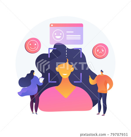 Emotion detection abstract concept vector illustration. Emotion detection abstract concept vector illustration. 79787931