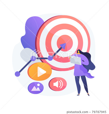 High ROI content abstract concept vector illustration. High ROI content abstract concept vector illustration. 79787945