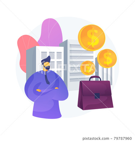 Corporate tax abstract concept vector illustration. Corporate tax abstract concept vector illustration. 79787960
