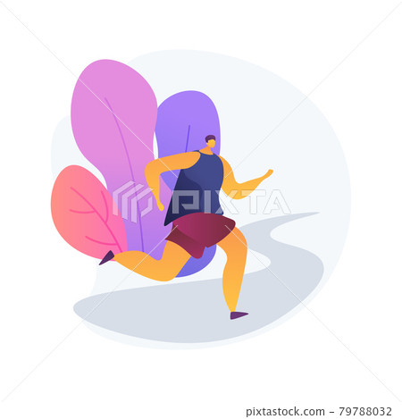 Outdoor workout vector concept metaphor Outdoor workout vector concept metaphor 79788032