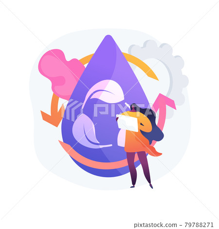 Water overconsumption vector concept metaphor 79788271