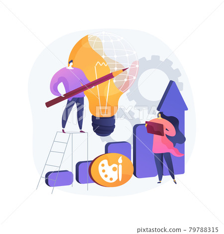 Design strategy abstract concept vector illustration. 79788315