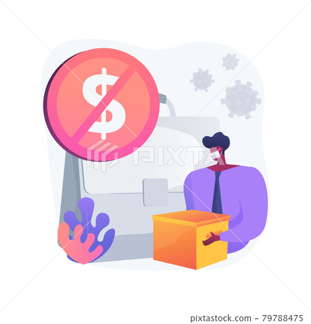 Unemployment abstract concept vector illustration. Unemployment abstract concept vector illustration. 79788475