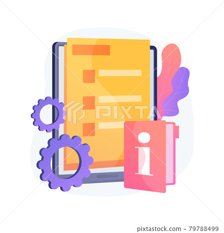 Customer service guide abstract concept vector illustration. 79788499