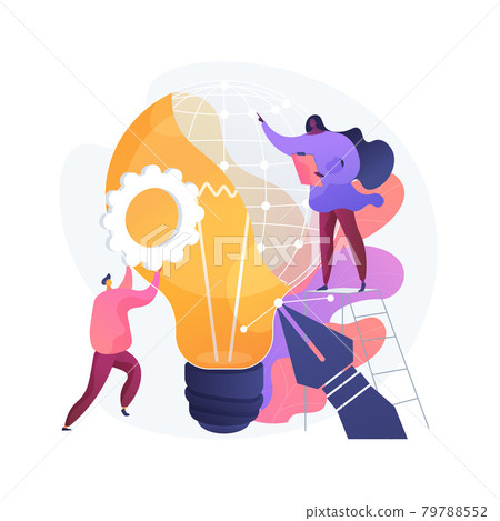 Industrial design abstract concept vector illustration. 79788552