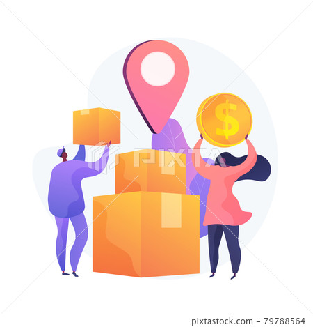 Targeted delivery vector concept metaphor. 79788564