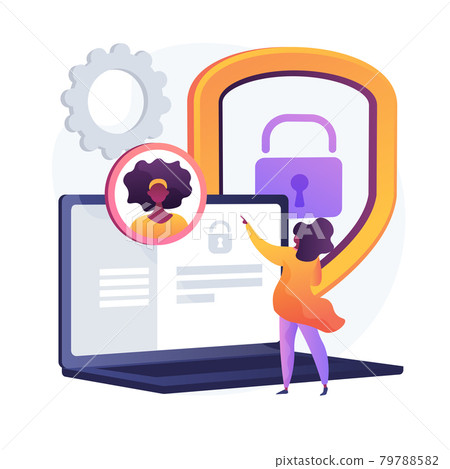 Face recognition vector concept metaphor. Face recognition vector concept metaphor. 79788582