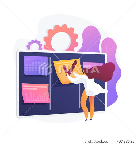 Scheduling, planning vector concept metaphor. Scheduling, planning vector concept metaphor. 79788583