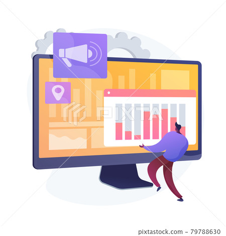 Digital marketing strategy vector concept metaphor - Stock Illustration ...