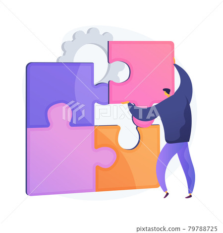 Solution searching vector concept metaphor 79788725