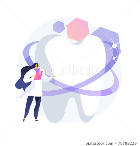 Dental Esthetic Clinic Abstract Concept Vector... - Stock Illustration ...