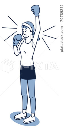 Isome of a woman who succeeded in dieting with boxer size Isome of a woman who succeeded in dieting with boxer size 79789252