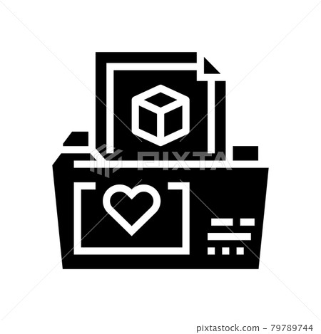 folder storage ugc glyph icon vector illustration folder storage ugc glyph icon vector illustration 79789744