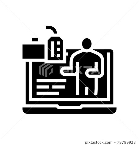 blogging reputation management glyph icon vector illustration blogging reputation management glyph icon vector illustration 79789928