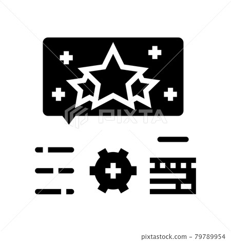 reputation management glyph icon vector illustration reputation management glyph icon vector illustration 79789954