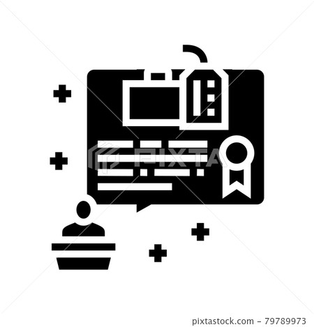 presentation webinar reputation management glyph icon vector illustration presentation webinar reputation management glyph icon vector illustration 79789973