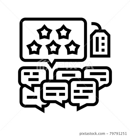 reviews reputation management line icon vector illustration reviews reputation management line icon vector illustration 79791251