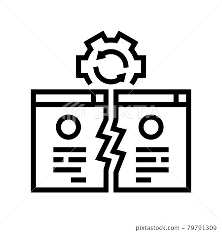competitive website line icon vector illustration competitive website line icon vector illustration 79791309