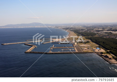 View Misawa fishing port from above 79791685