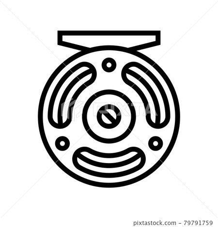 fly fishing line icon vector illustration 79791759