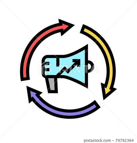 brand promotion color icon vector illustration 79792364