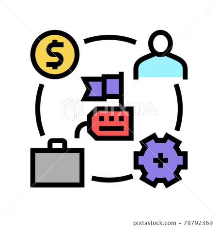 business process of reputation management color icon vector illustration business process of reputation management color icon vector illustration 79792369